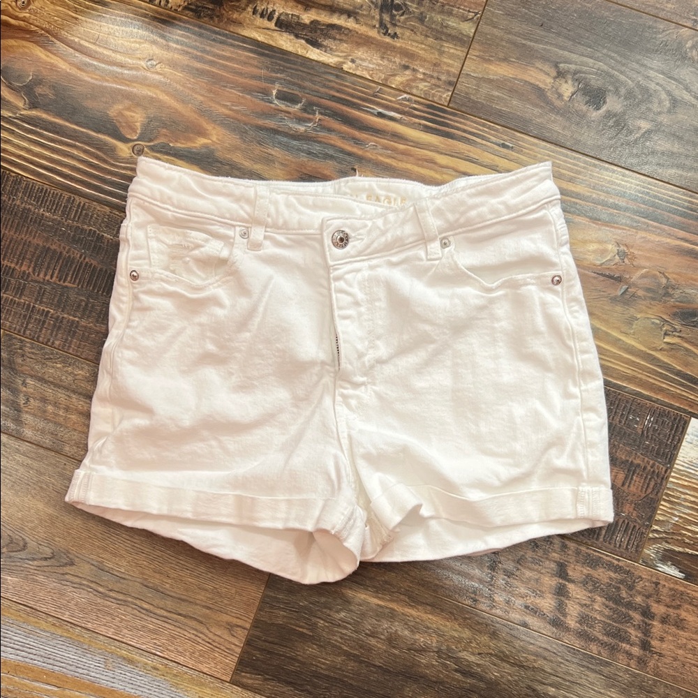 American Eagle Outfitters White Jean Shorts